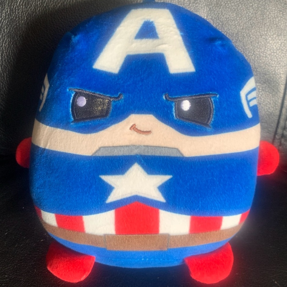 Marvel Captain America Blue and Red Stuffed Toy